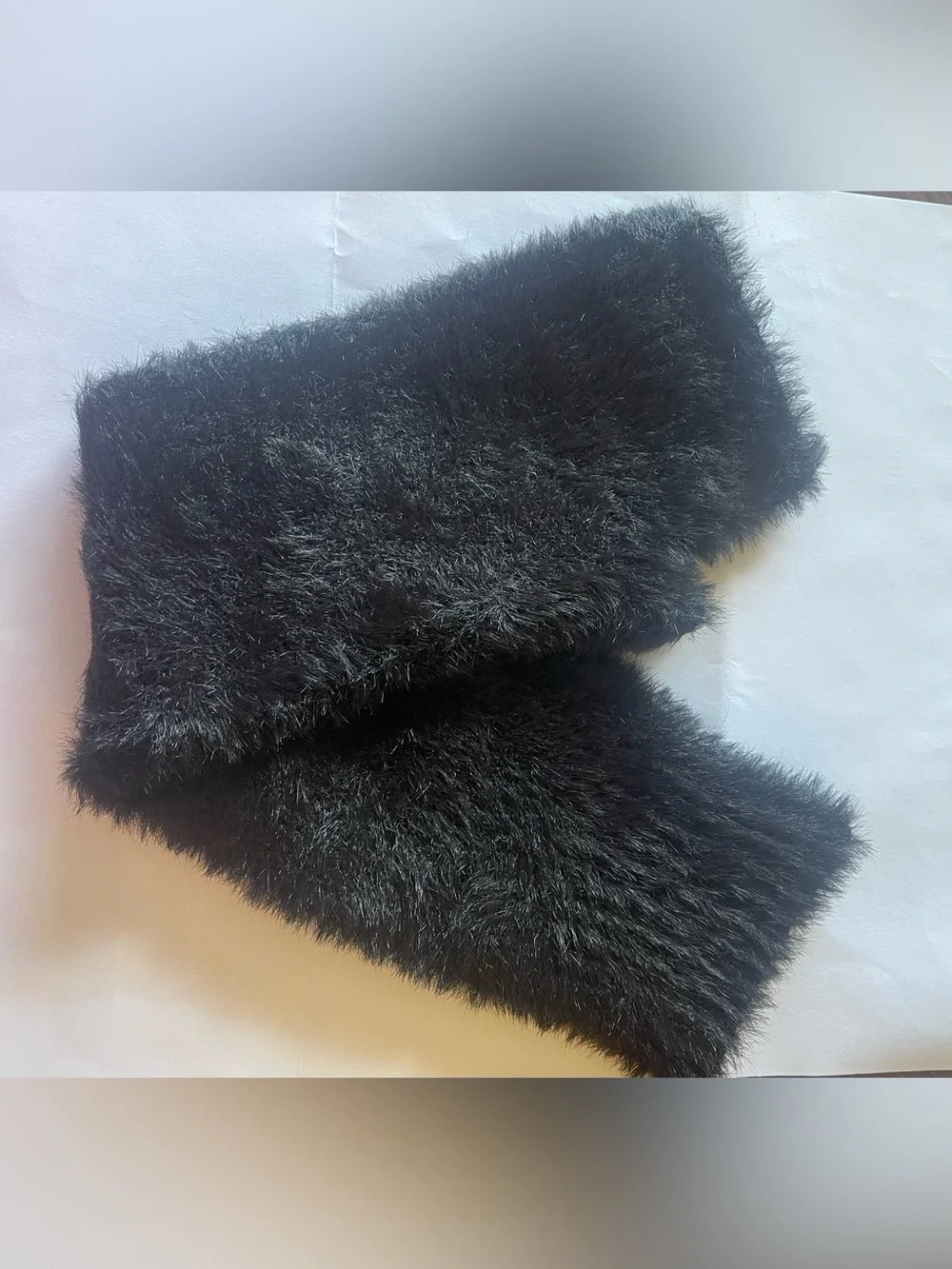 Victoria Secret Pink Fingerless Black Mittens - New!
